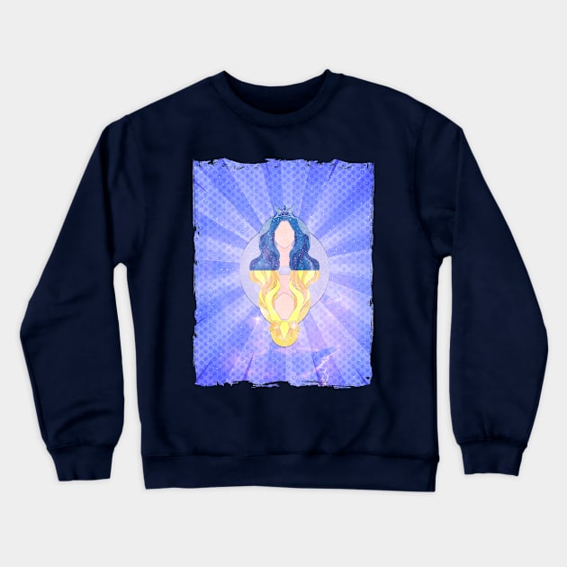 Gemini Zodiac Horoscope Astrological sign 8 Crewneck Sweatshirt by Gemini DayDreamer